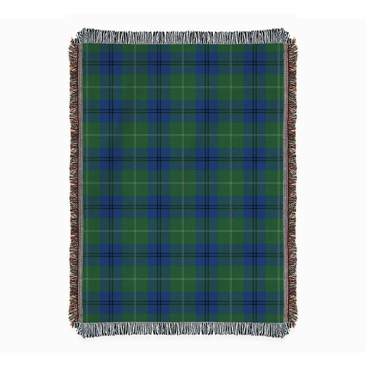 Oliphant Modern Clan Badge Tartan Woven Blanket
