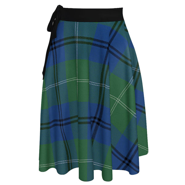 Oliphant Modern Tartan Wrap Skirt