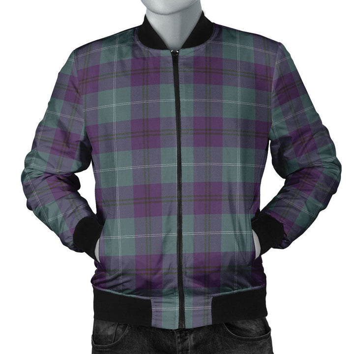 Oliphant Weathered Clan Badge Tartan Bomber Jacket