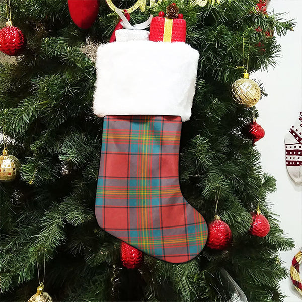 Oliver Ancient Clan Badge Tartan Christmas Stocking