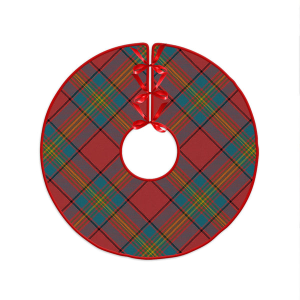 Oliver Ancient Clan Badge Tartan Christmas Tree Skirt