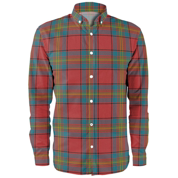 Oliver Ancient Clan Badge Tartan Long Sleeve Shirt