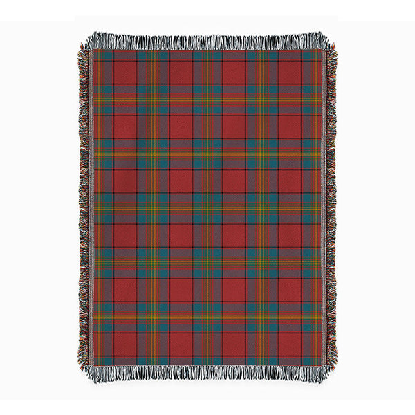 Oliver Ancient Clan Badge Tartan Woven Blanket