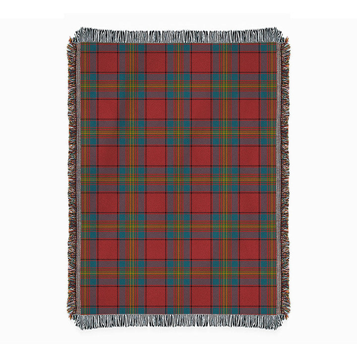 Oliver Ancient Clan Badge Tartan Woven Blanket