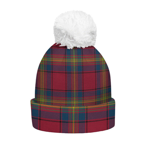 Oliver Modern Clan Badge Tartan Bobble Beanie Hat