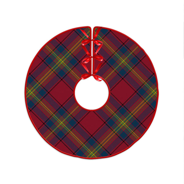 Oliver Modern Clan Badge Tartan Christmas Tree Skirt