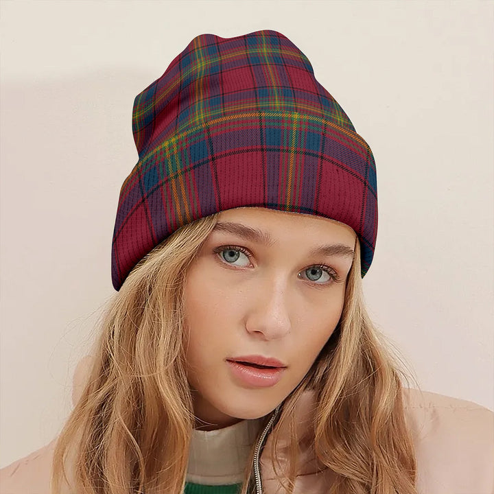 Oliver Modern Clan Badge Tartan Knitted Beanie