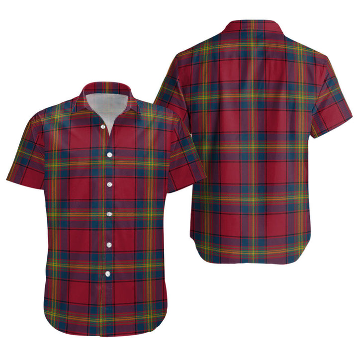 Oliver Modern Clan Badge Tartan Short Sleeve Shirt