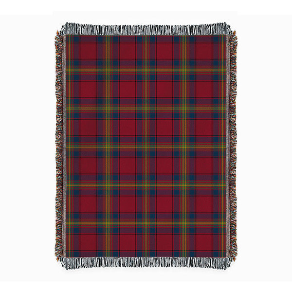 Oliver Modern Clan Badge Tartan Woven Blanket