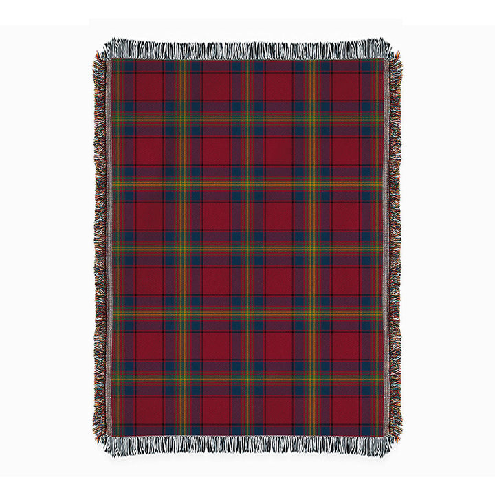 Oliver Modern Clan Badge Tartan Woven Blanket