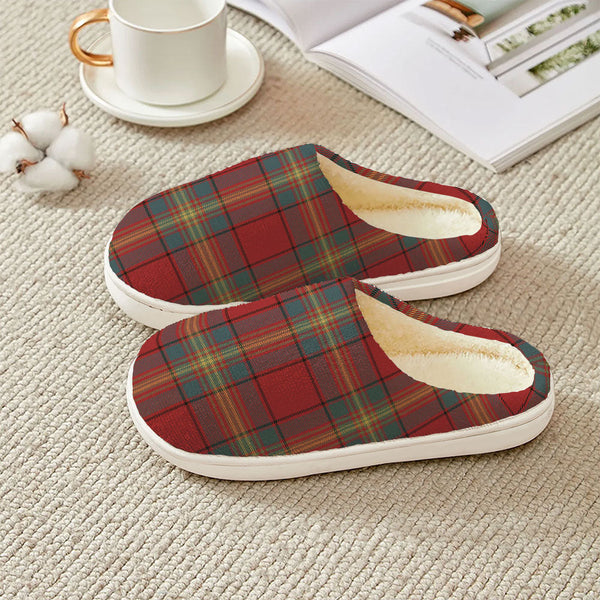 Oliver Weathered Clan Badge Tartan Plush Slipper