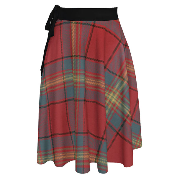 Oliver Weathered Tartan Wrap Skirt