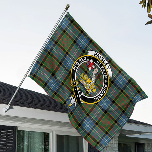 Paisley Drennan (Drennan Drennan) Ancient Clan Badge Tartan House Flag