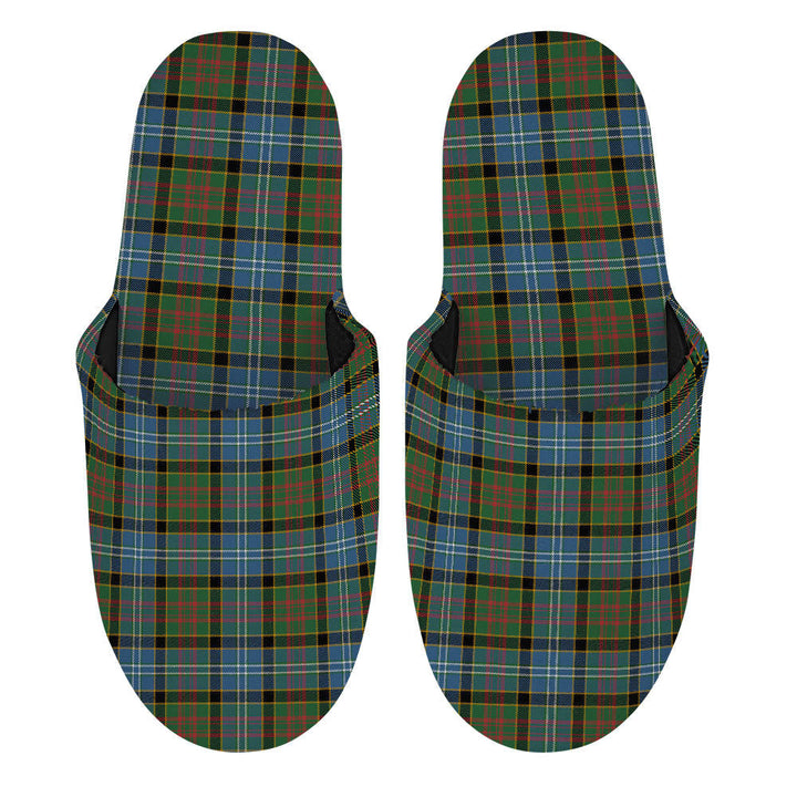 Paisley Drennan (Drennan Drennan) Ancient Clan Badge Tartan Mop Slippers