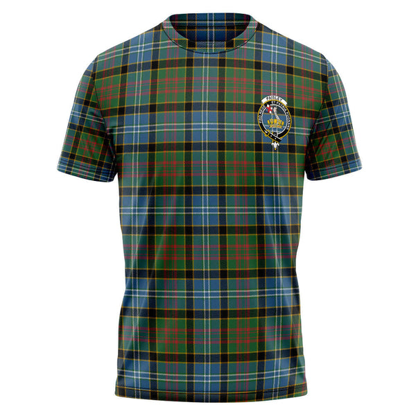 Paisley Drennan (Drennan Drennan) Ancient Clan Badge Tartan T-Shirt
