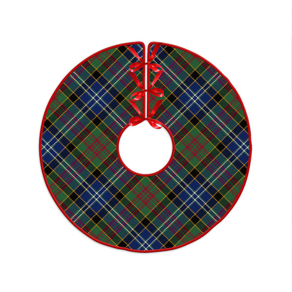 Paisley Drennan (Drennan Drennan) Modern Clan Badge Tartan Christmas Tree Skirt