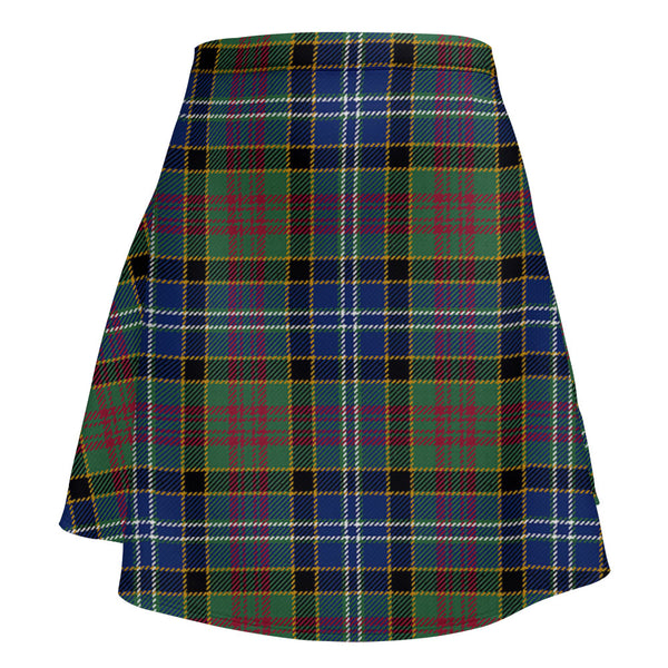 Paisley Drennan (Drennan Drennan) Modern Clan Badge Tartan Flared Skirt
