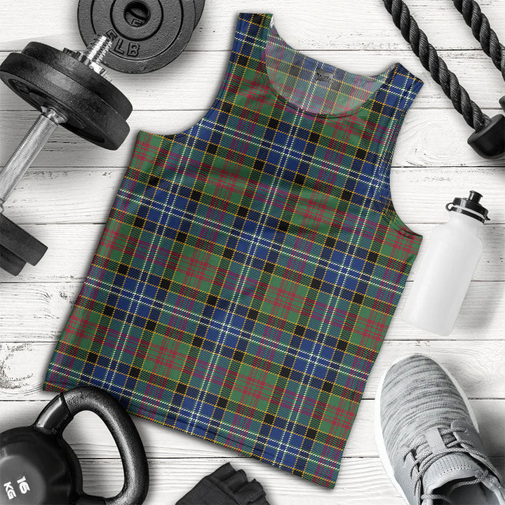 Paisley Drennan (Drennan Drennan) Modern Clan Badge Tartan Men Tank Top