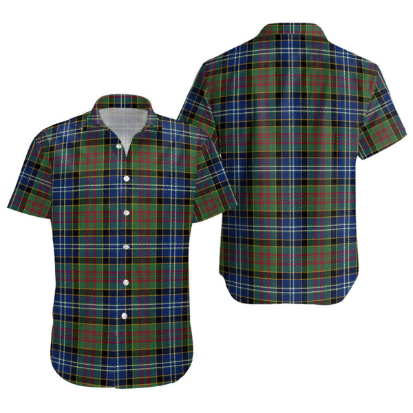 Paisley Drennan (Drennan Drennan) Modern Clan Badge Tartan Short Sleeve Shirt