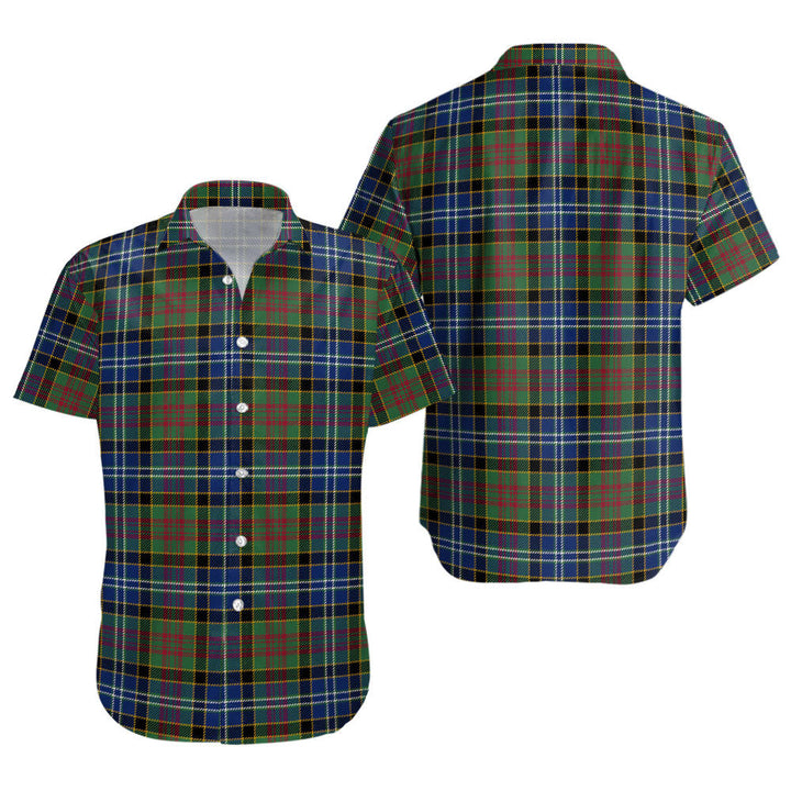 Paisley Drennan (Drennan Drennan) Modern Clan Badge Tartan Short Sleeve Shirt