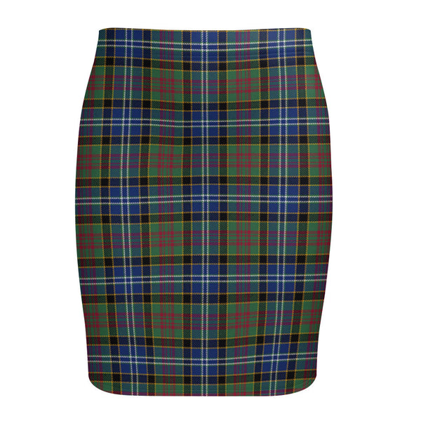 Paisley Drennan (Drennan Drennan) Modern Tartan Fitted Skirt