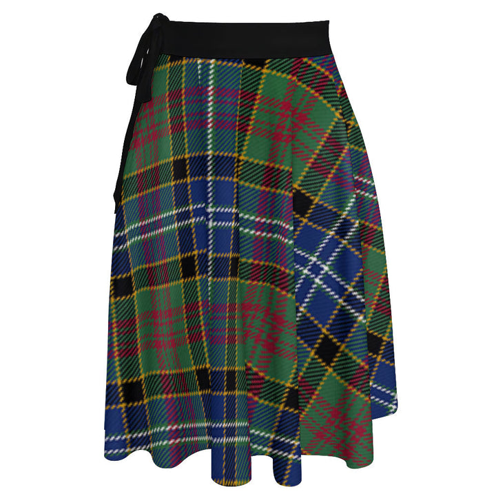 Paisley Drennan (Drennan Drennan) Modern Tartan Wrap Skirt