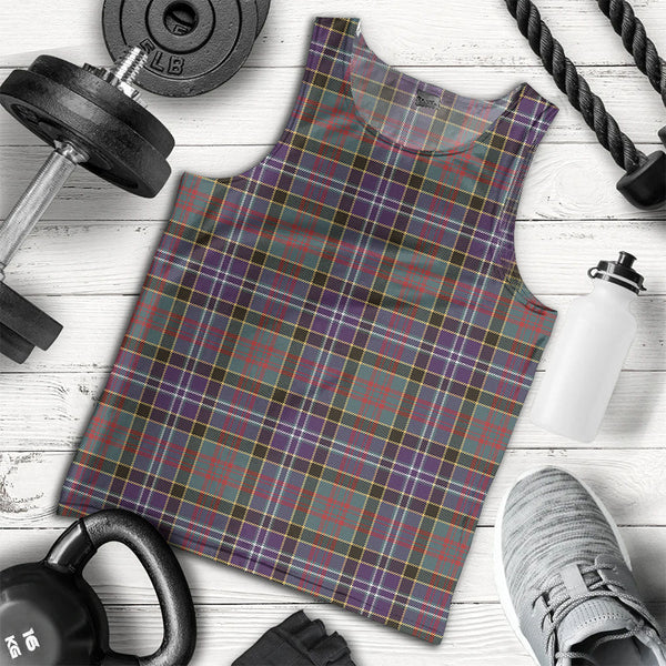 Paisley Drennan (Drennan Drennan) Weathered Clan Badge Tartan Men Tank Top