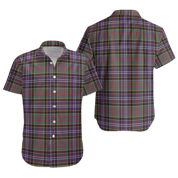 Paisley Drennan (Drennan Drennan) Weathered Clan Badge Tartan Short Sleeve Shirt