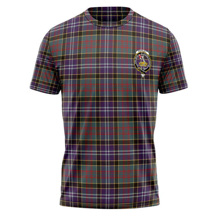 Paisley Drennan (Drennan Drennan) Weathered Clan Badge Tartan T-Shirt