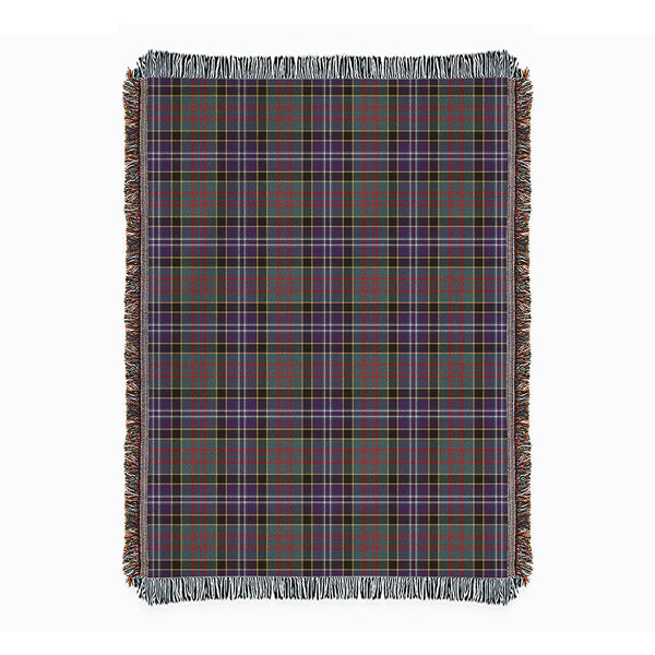 Paisley Drennan (Drennan Drennan) Weathered Clan Badge Tartan Woven Blanket