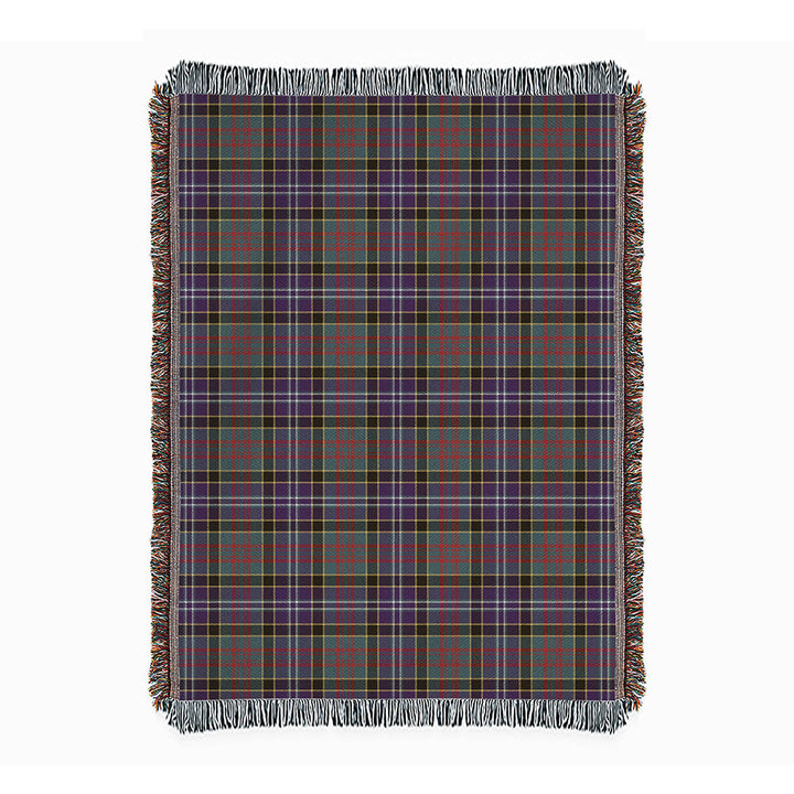 Paisley Drennan (Drennan Drennan) Weathered Clan Badge Tartan Woven Blanket