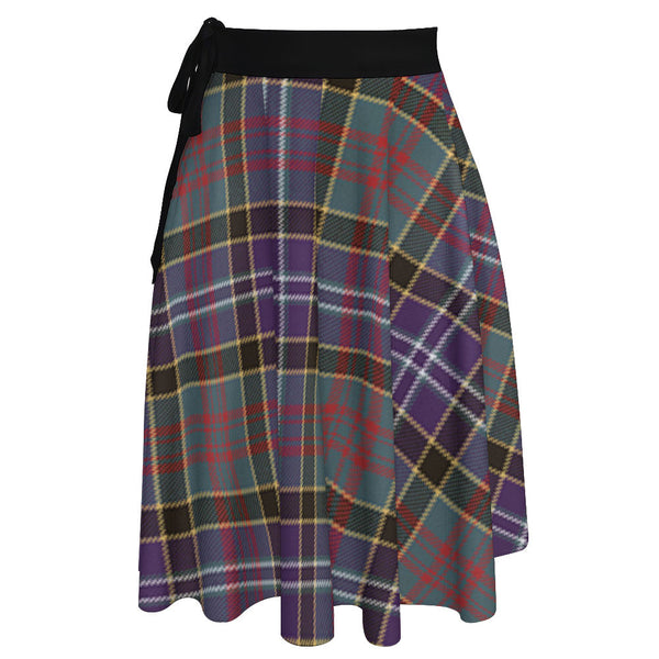 Paisley Drennan (Drennan Drennan) Weathered Tartan Wrap Skirt