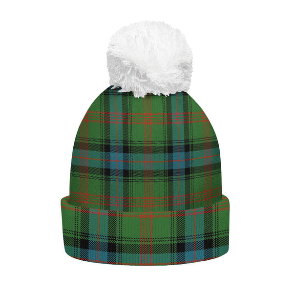 Park Ancient Clan Badge Tartan Bobble Beanie Hat