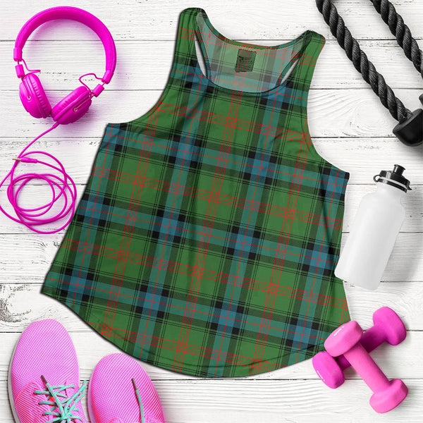 Park Ancient Clan Badge Tartan Women Racerback Tank Top