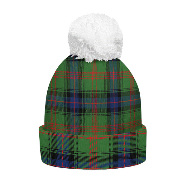 Park Modern Clan Badge Tartan Bobble Beanie Hat