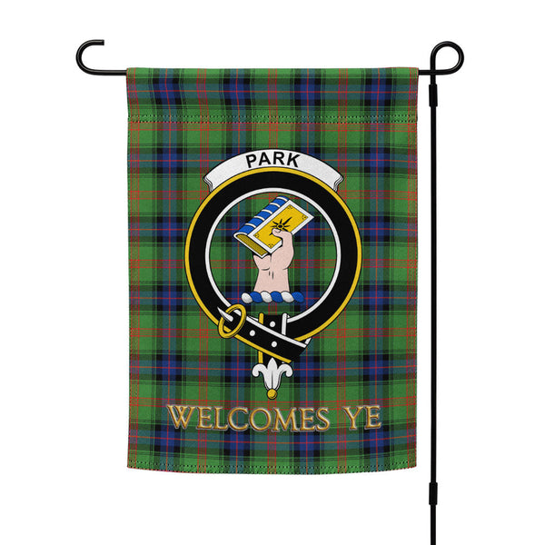 Park Modern Clan Badge Tartan Garden Flag