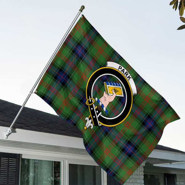 Park Modern Clan Badge Tartan House Flag