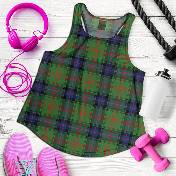 Park Modern Clan Badge Tartan Women Racerback Tank Top