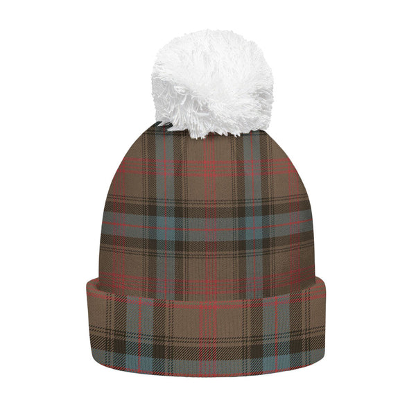 Park Weathered Clan Badge Tartan Bobble Beanie Hat