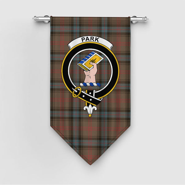 Park Weathered Clan Badge Tartan Gonfalon