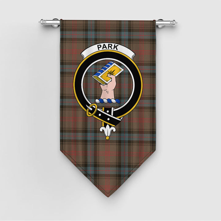 Park Weathered Clan Badge Tartan Gonfalon
