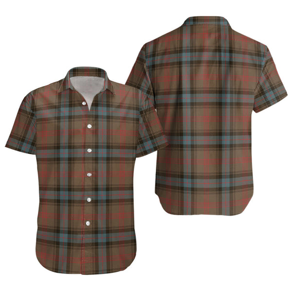Park Weathered Clan Badge Tartan Short Sleeve Shirt