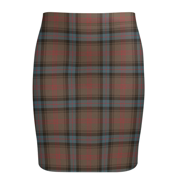 Park Weathered Tartan Fitted Skirt