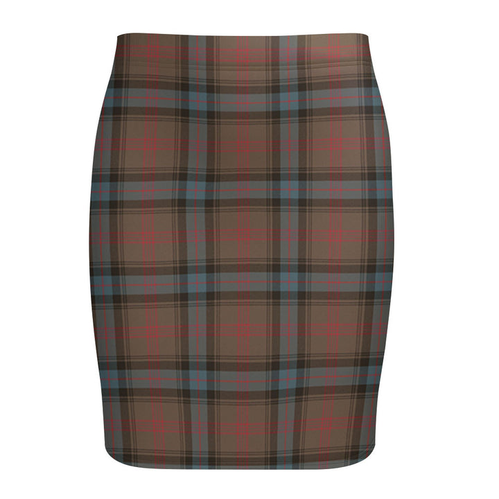 Park Weathered Tartan Fitted Skirt