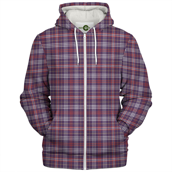 Parker USA Weathered Tartan Sherpa Hoodie