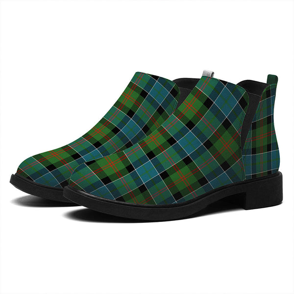 Paterson Ancient Tartan Flat Ankle Boots