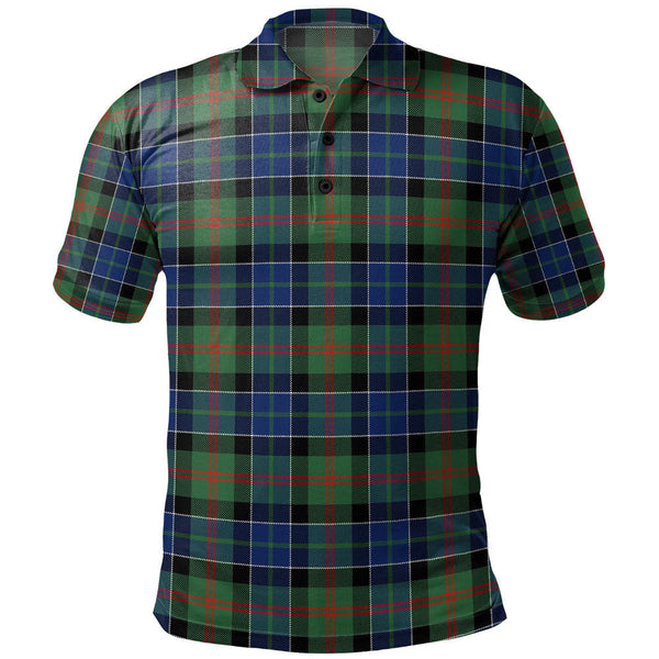 Paterson Modern Clan Badge Tartan Polo Shirt