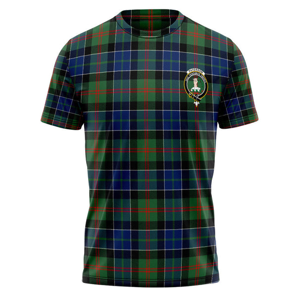 Paterson Modern Clan Badge Tartan T-Shirt