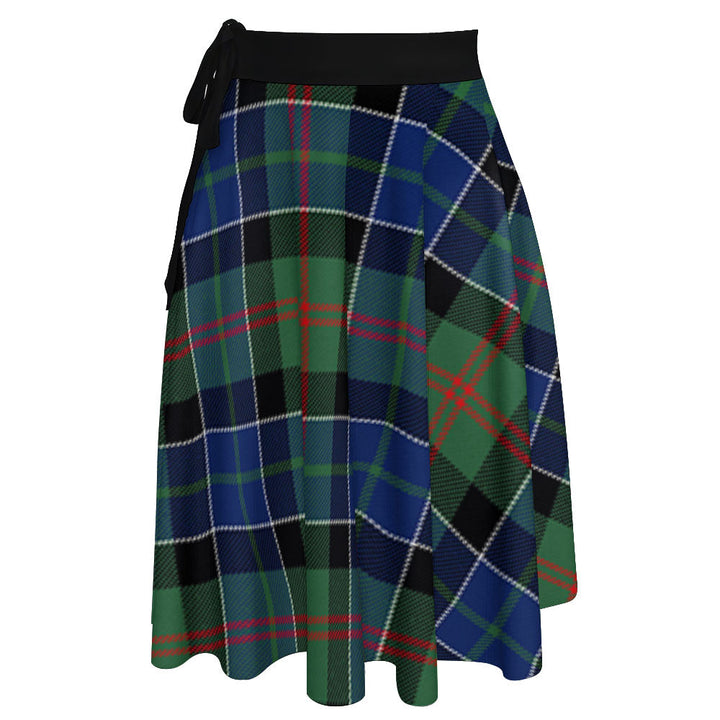 Paterson Modern Tartan Wrap Skirt
