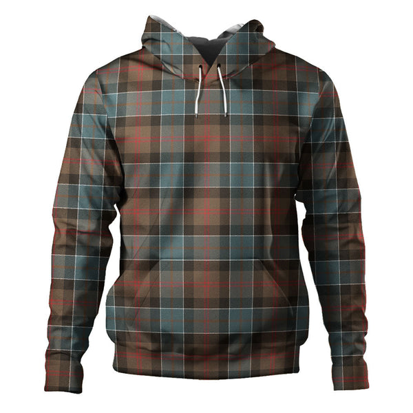Paterson Weathered Clan Badge Tartan Hoodie